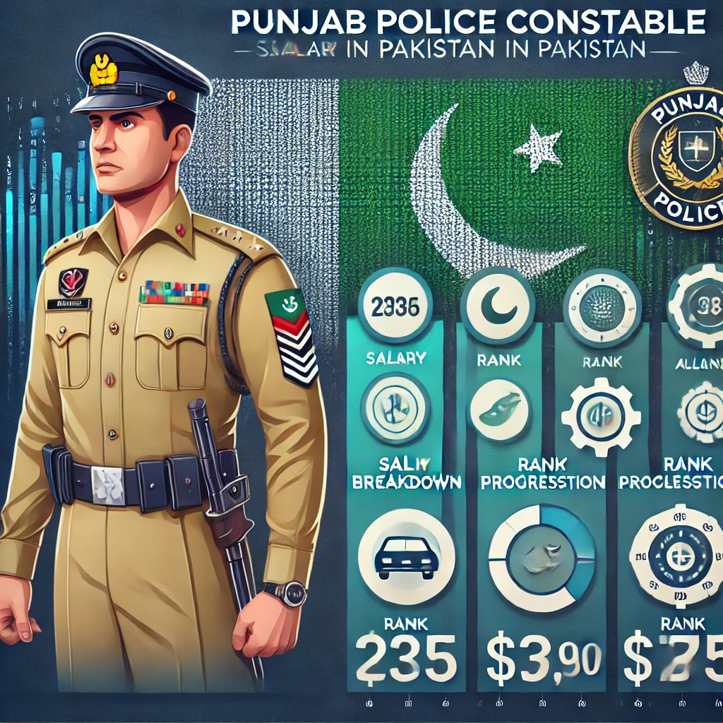 Punjab police Constable Salary in Pakistan